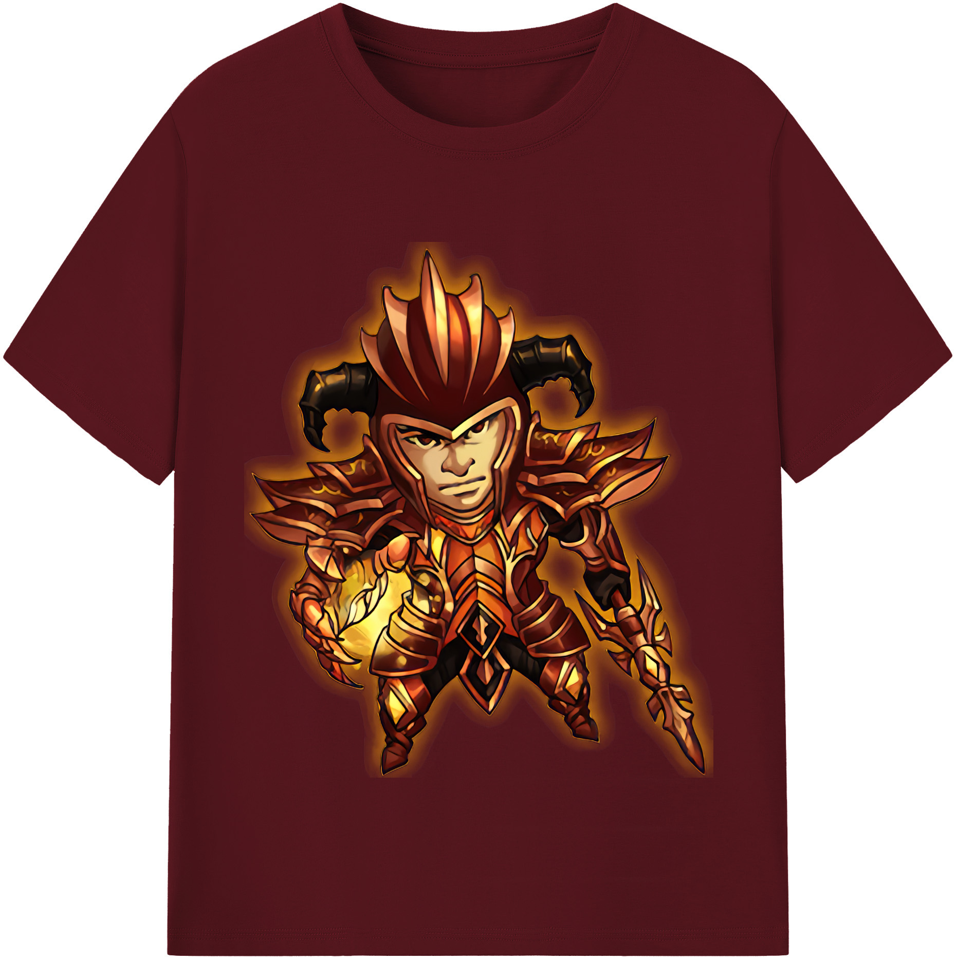 リーグ・オブ・レジェンド League of Legends LOL 綿100％半袖Tシャツ（フロントプリント）